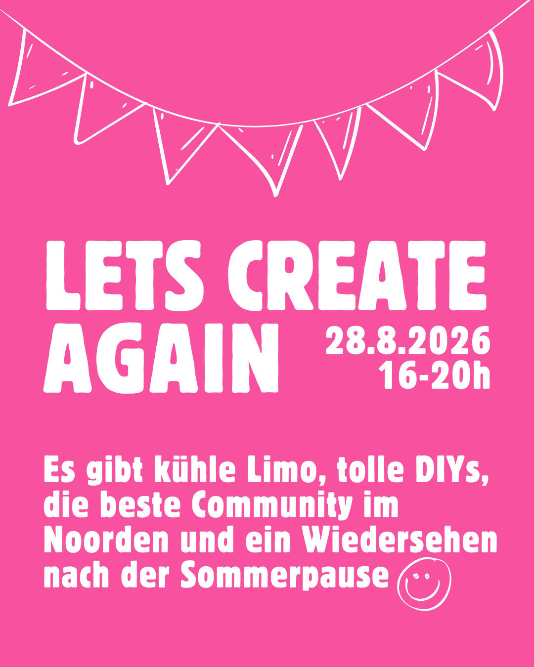 LET's CREATE AGAIN 28.8.2026