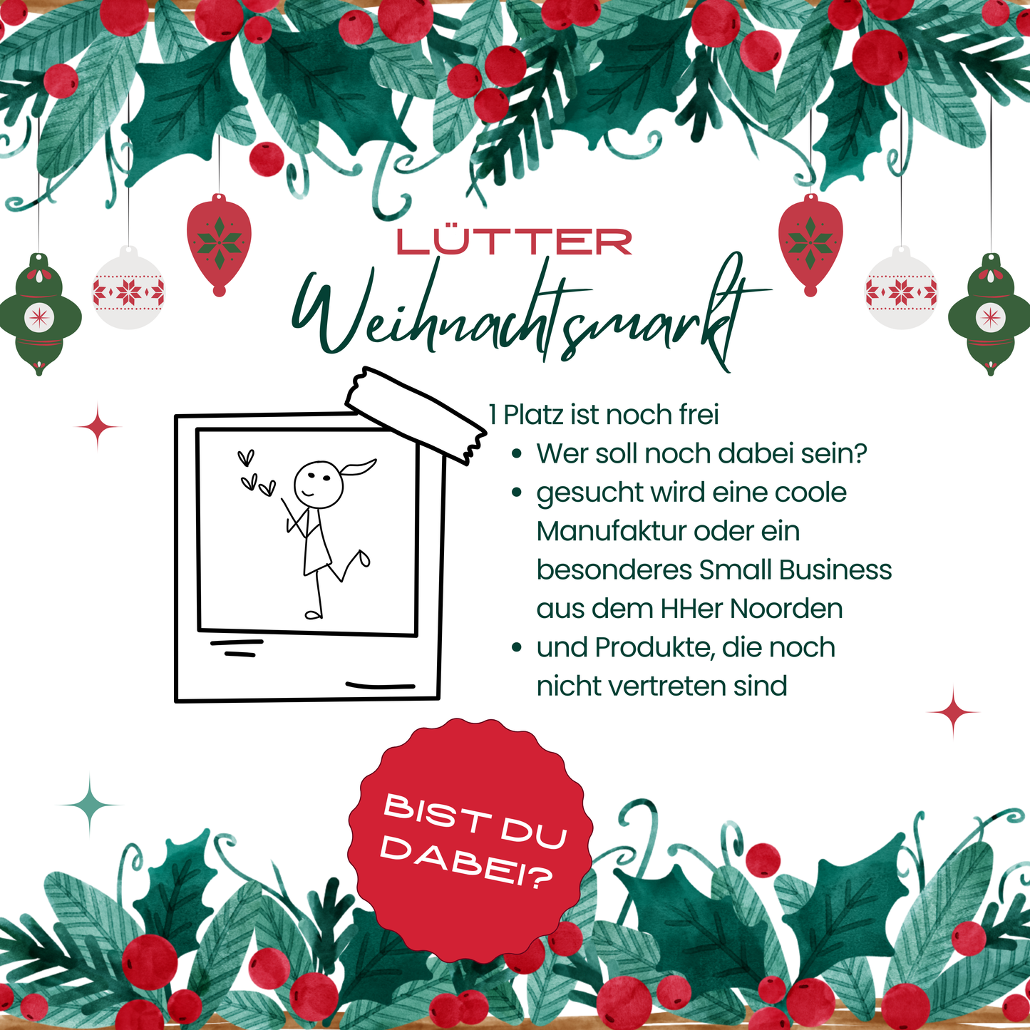 Lütter Weihnachtsmarkt 15.11.2025