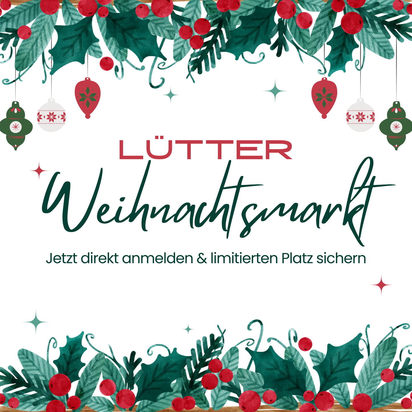 Lütter Weihnachtsmarkt 15.11.2025