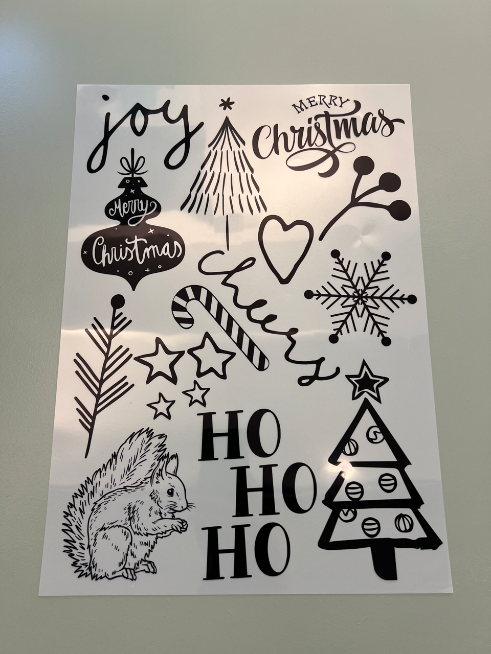 Siebdruck to Huus Zuhause DIY Drucken Handmade Weihnachten Christmas