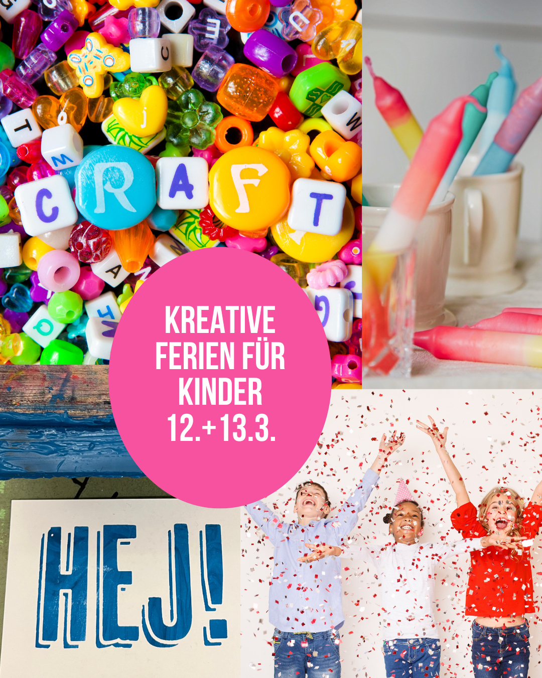 Kreative Märzferien 12. + 13.3.2026 (für Kinder)