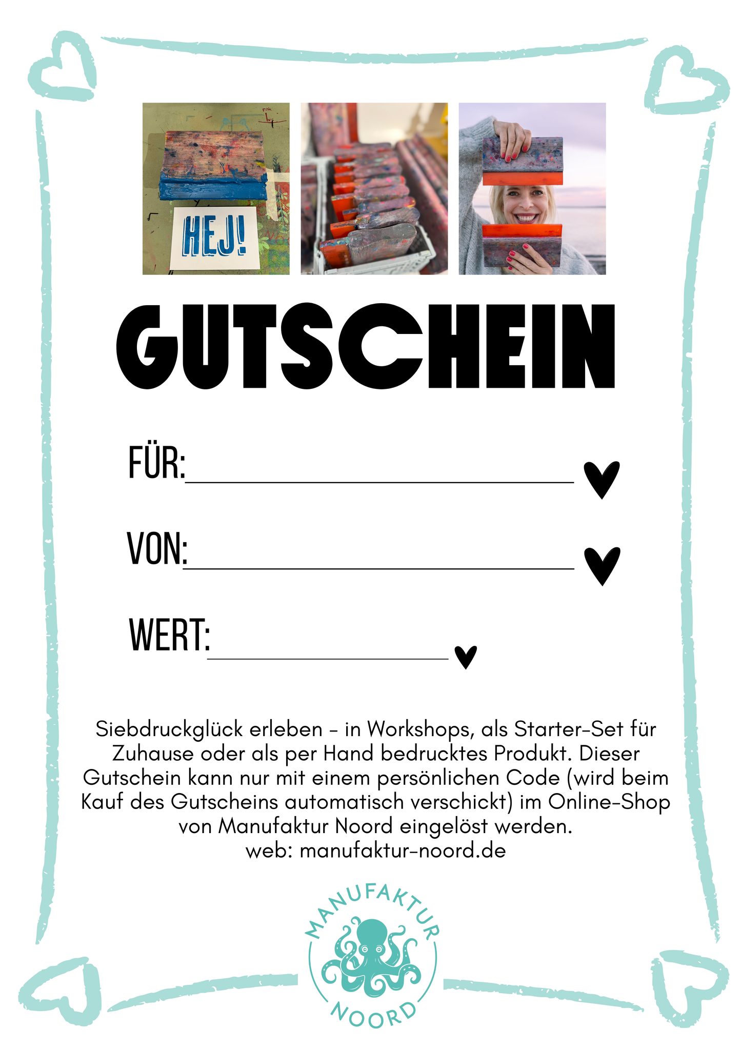 Gutschein für Manufaktur Noord