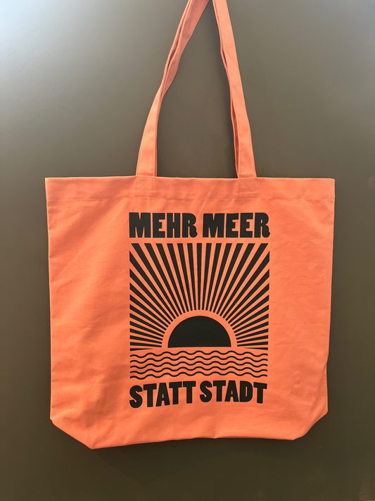 Big Beachbag "Mehr Meer statt Stadt"