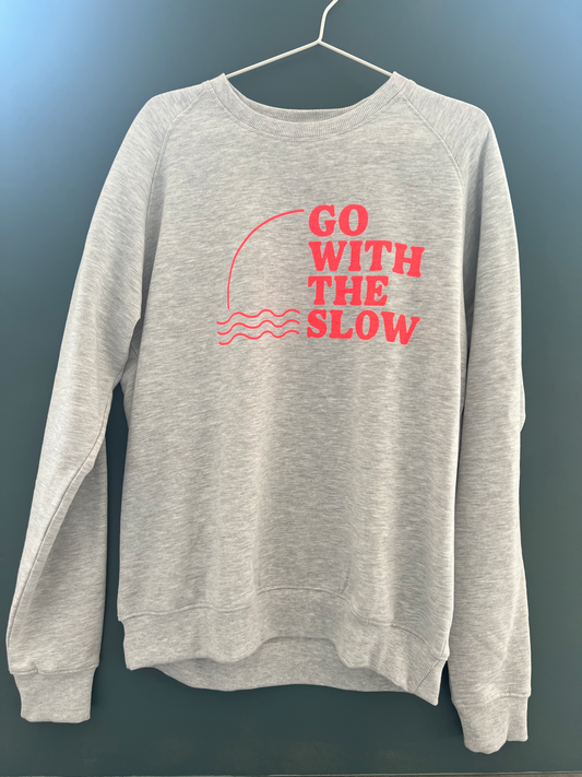 Sweater unisex "go with the slow"
