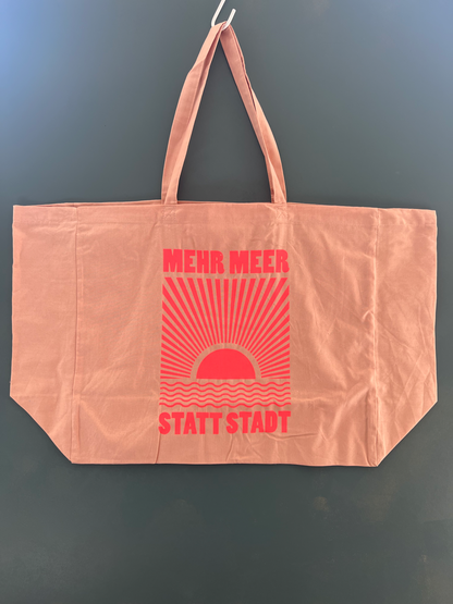 Strandtasche "Mehr Meer, statt Stadt"