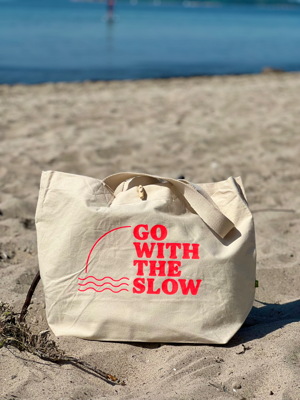 Tasche Bag Meer Slow down Entschleunigung Achtsamkeit Strand Beach Ruhe