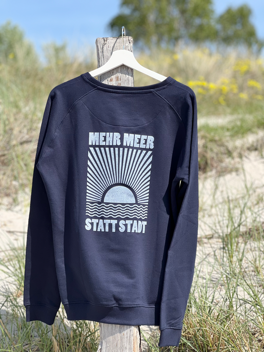 Sweater unisex "Mehr Meer statt Stadt"