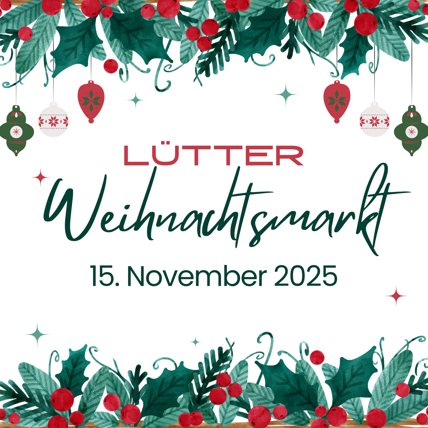 Lütter Weihnachtsmarkt 15.11.2025